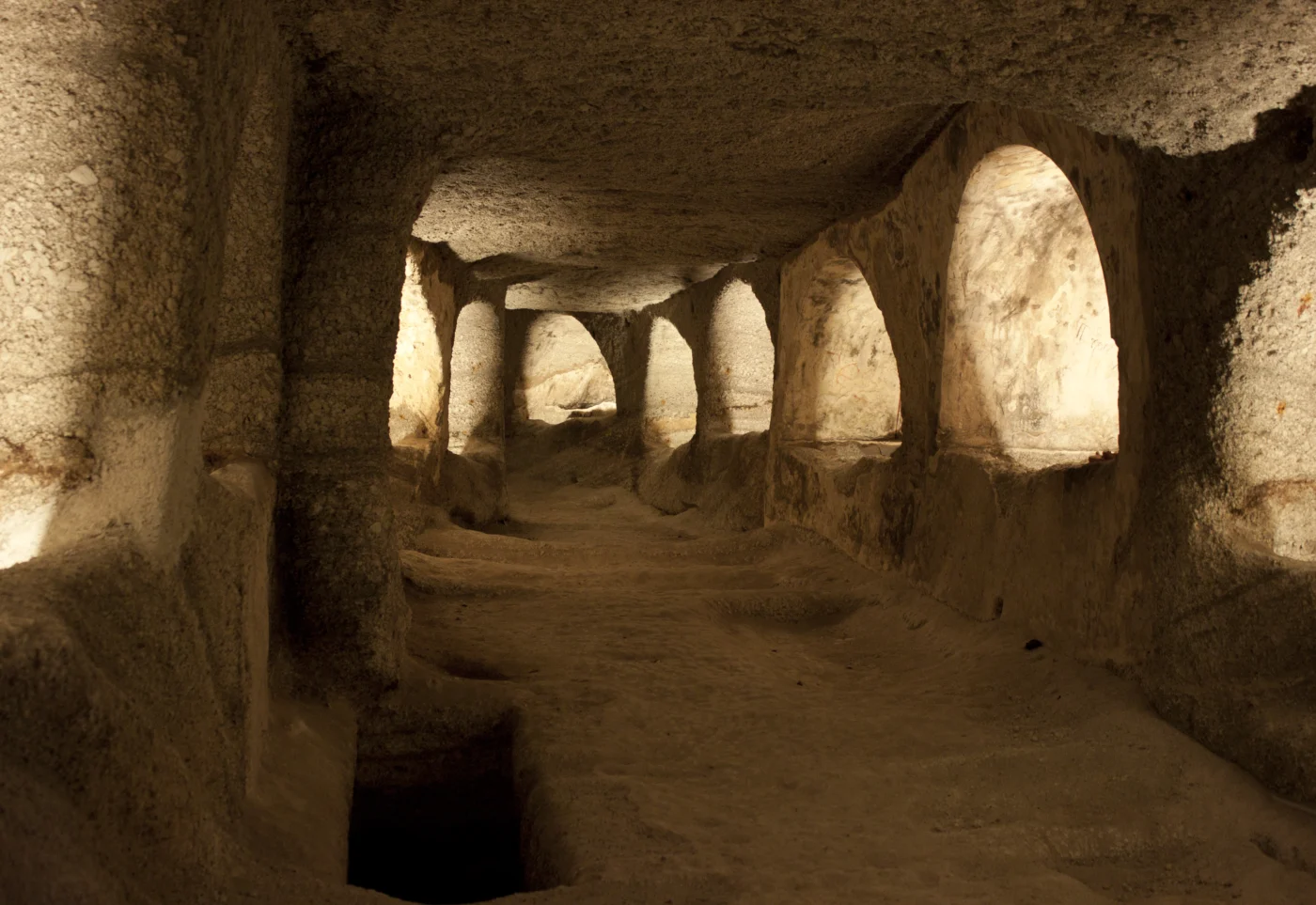 How would you light a 2,000-year-old catacomb?