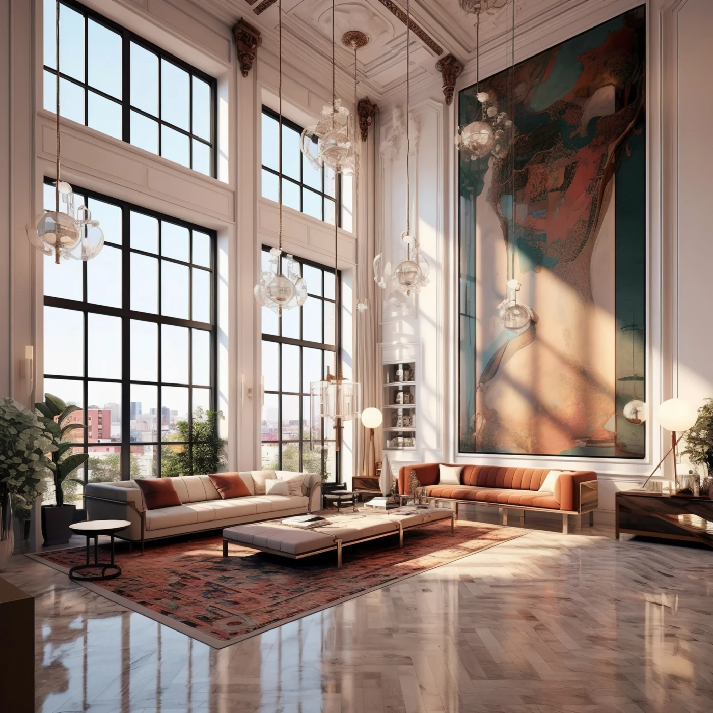Double-Height Lighting