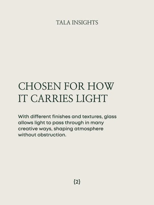 Where Light Meets Glass