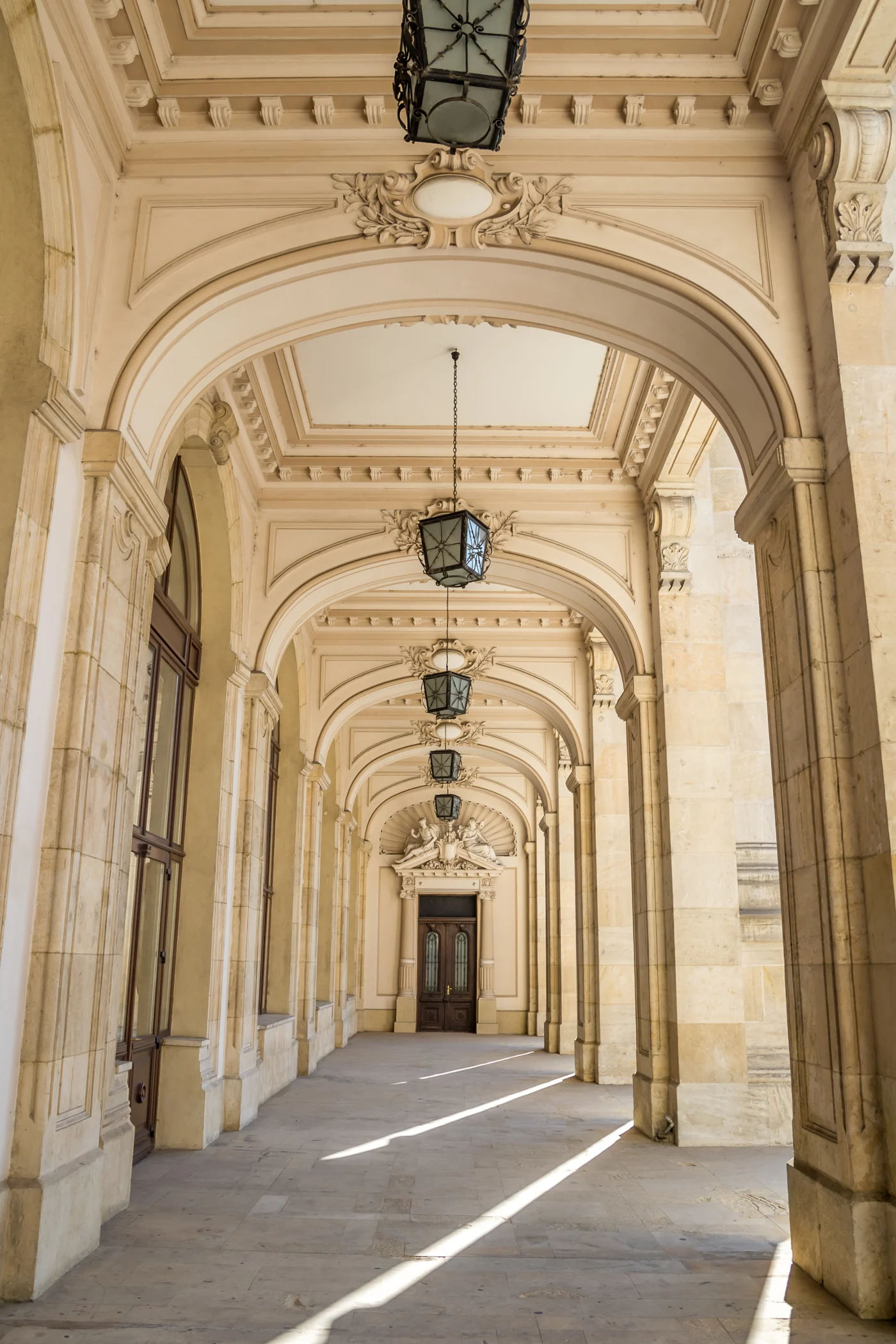Historic colonnade at St. Peter’s Square