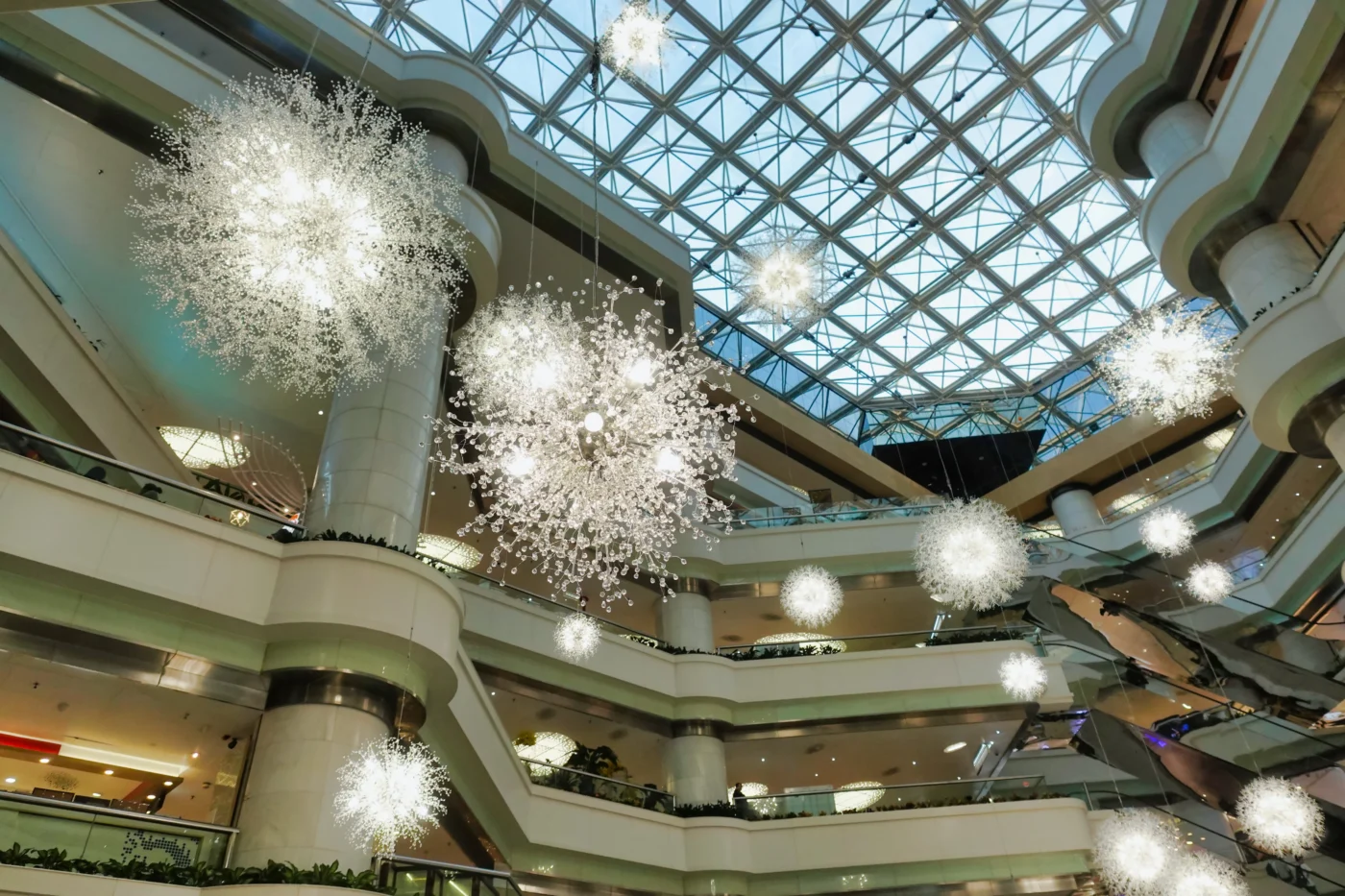 Decorative Atrium Lighting at The Venetian Macao