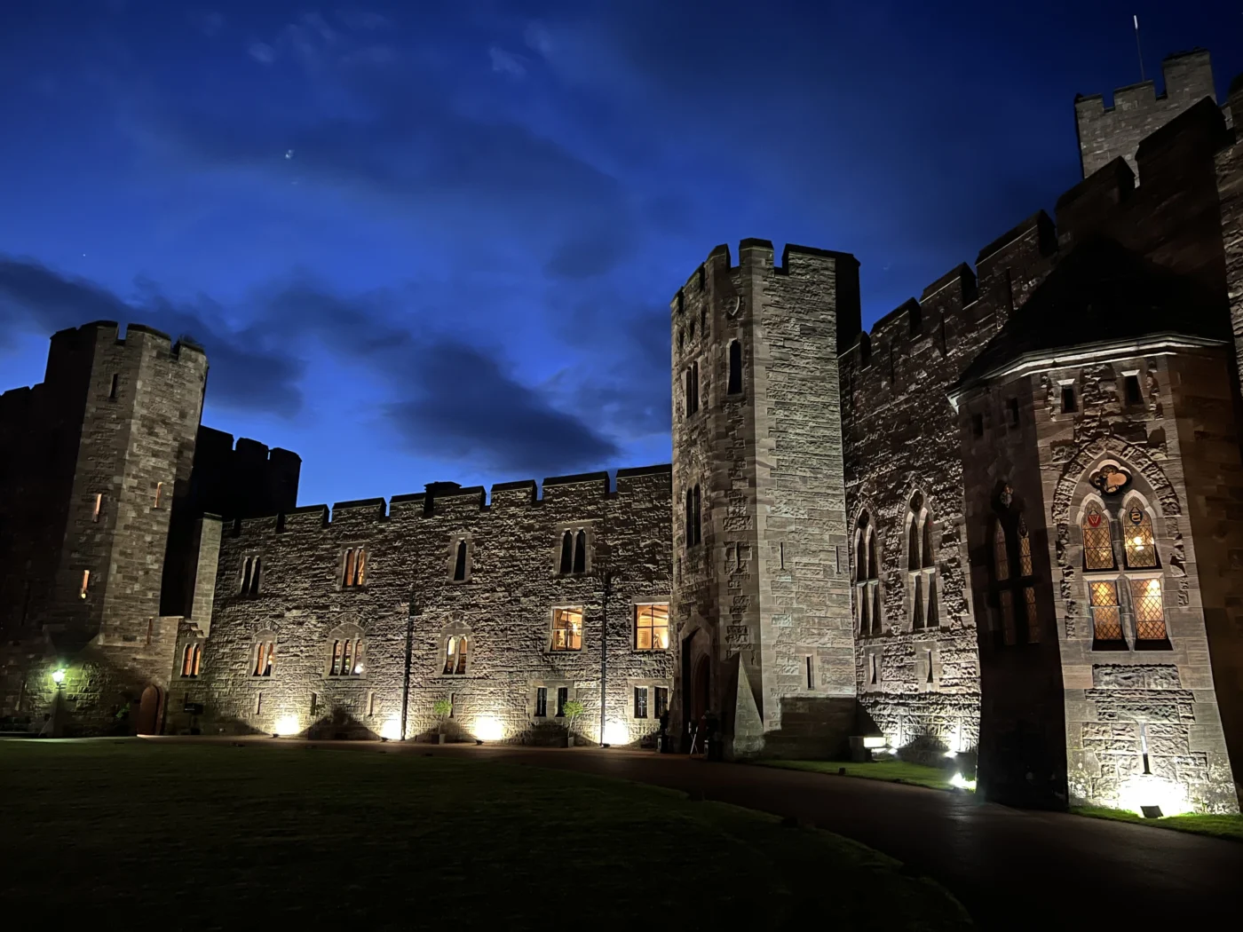 Peckforton Castle Uplighting