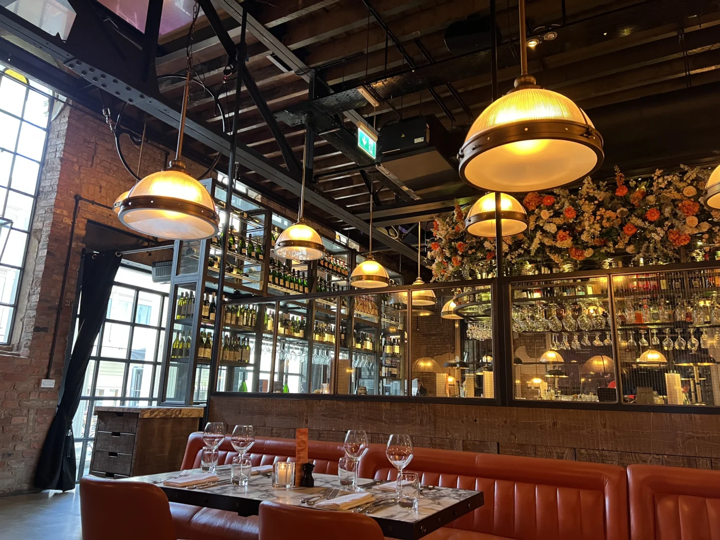 Warm Dining Lighting