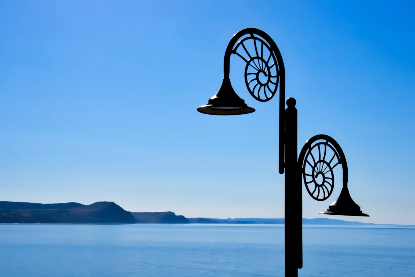 Nautilus Lamps at Lyme Regis