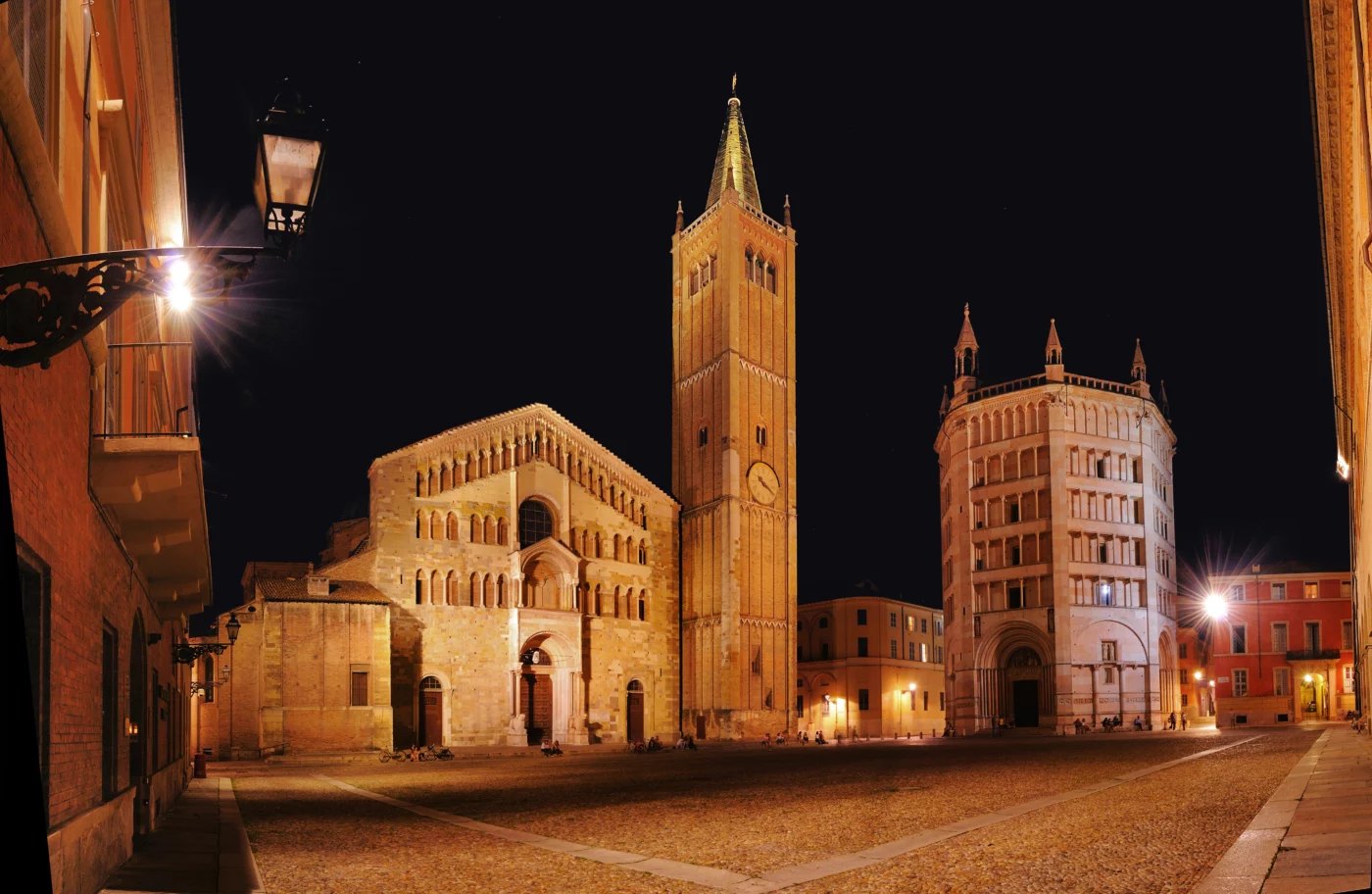 Parma’s Piazza Duomo architectural lighting