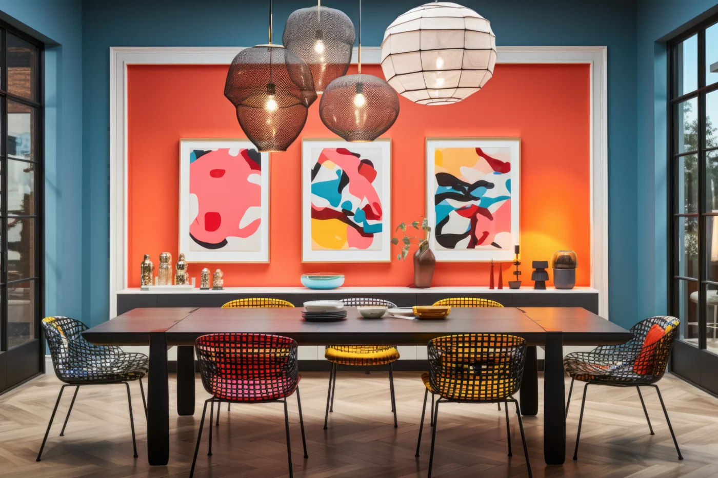 Colourful Dining Room