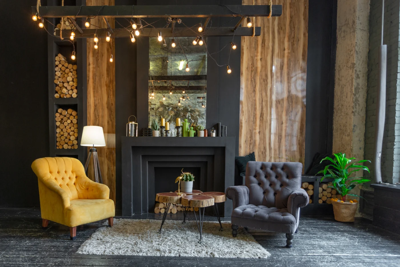 Warm Rustic Lighting