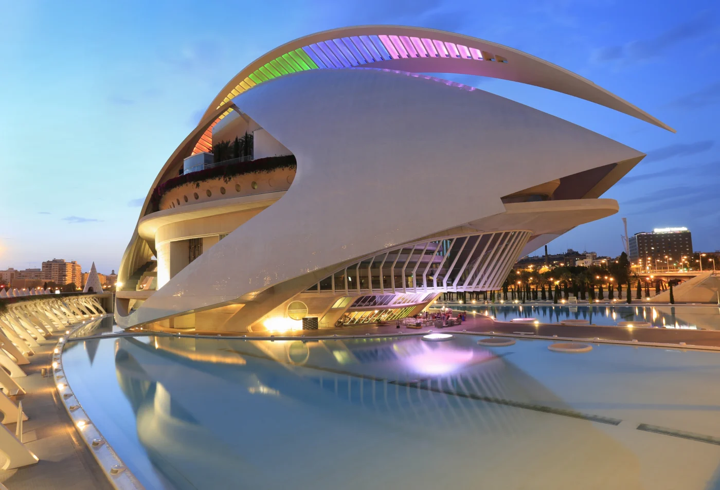 Palau de les Arts Reina Sofía at Dusk