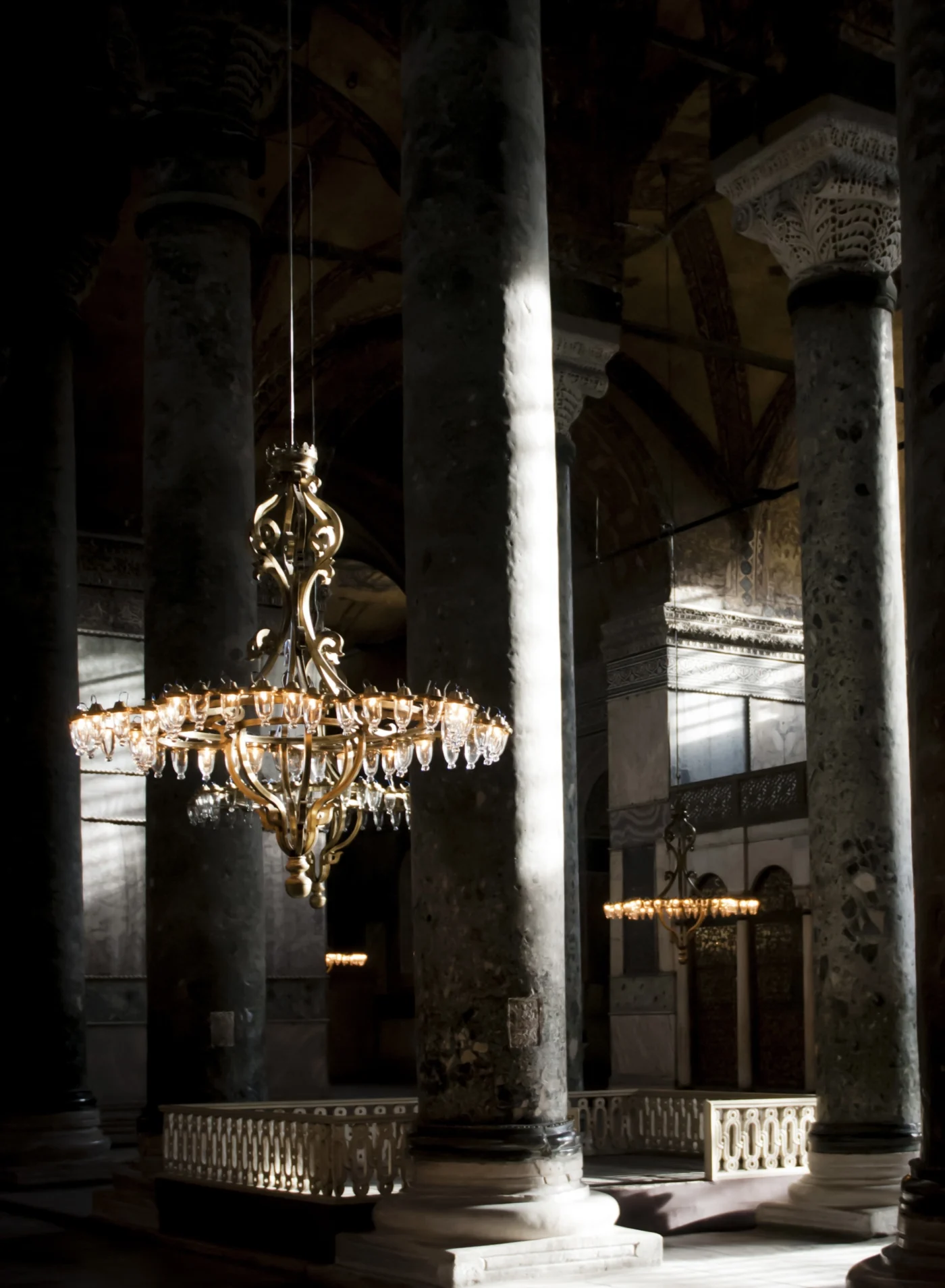 Historic Chandelier the Grand Architectural Interior